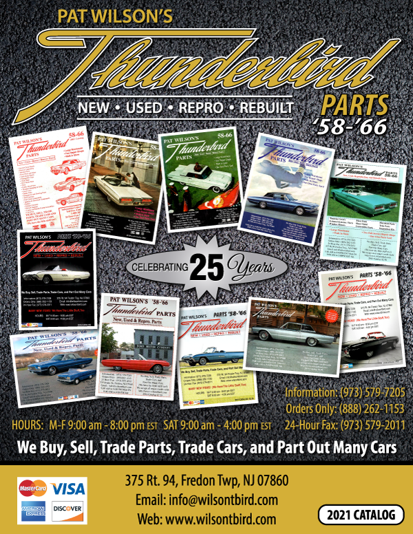 Pat Wilson's Thunderbird Parts 2020 Catalog