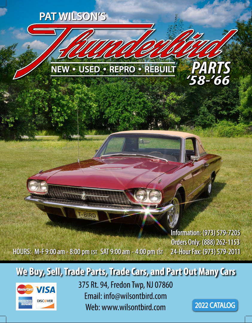 Pat Wilson's Thunderbird Parts 2022 Catalog