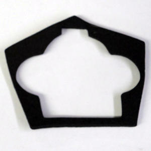 64 trunk lock gasket