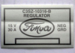6364 volt reg decal